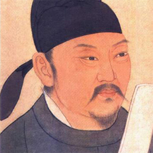 题朱审寺壁山水画