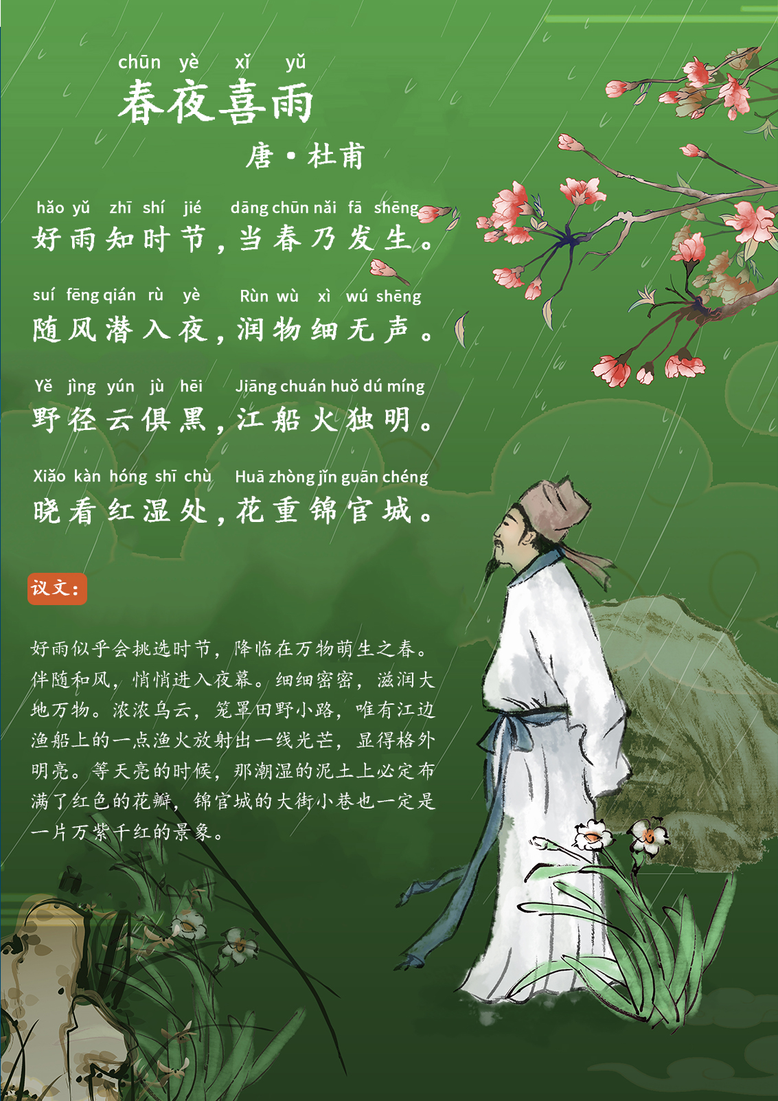 春夜喜雨