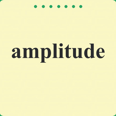 amplitude