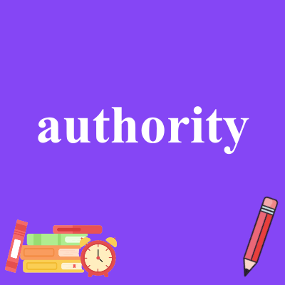 authority