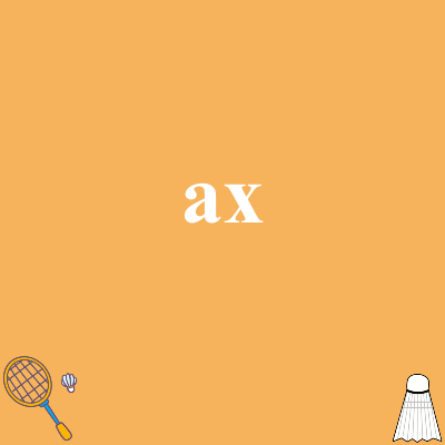 ax
