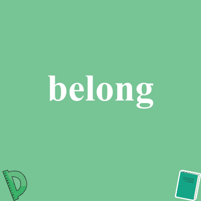 belong