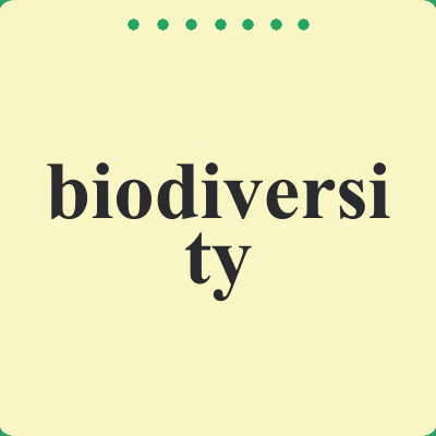 biodiversity