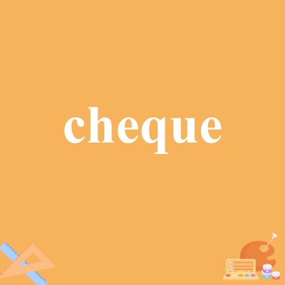 cheque