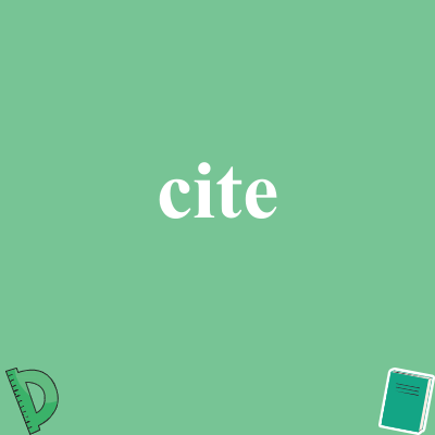 cite