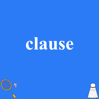 clause