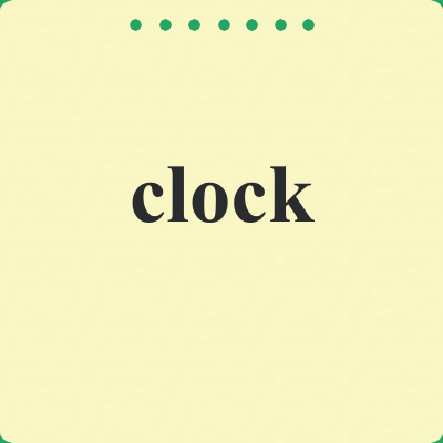 clock