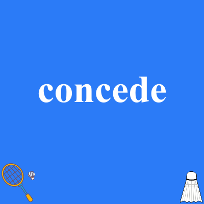 concede