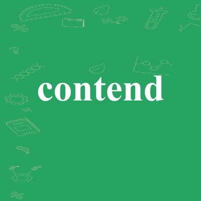 contend