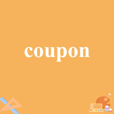 coupon