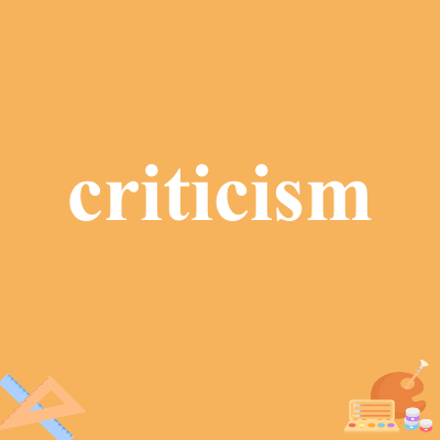 criticism