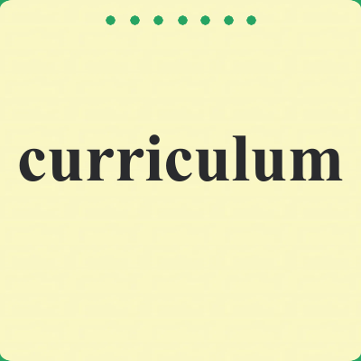 curriculum