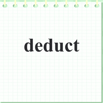 deduct