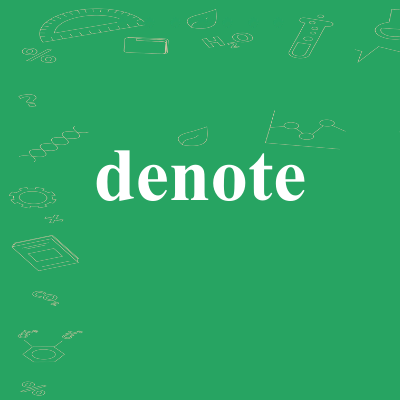 denote