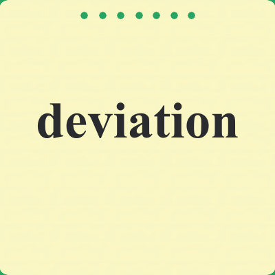 deviation