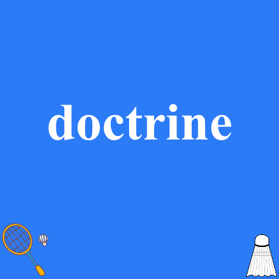 doctrine