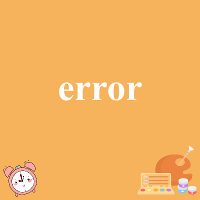error