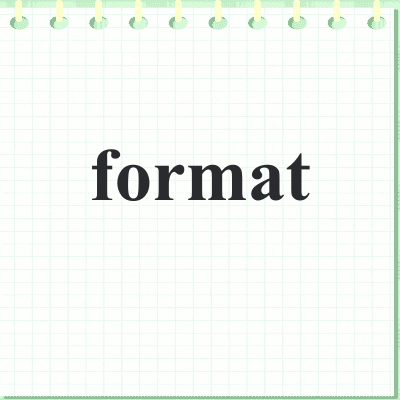 format