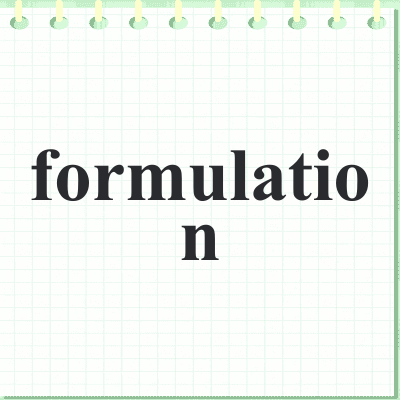 formulation