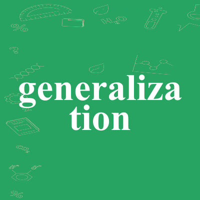 generalization