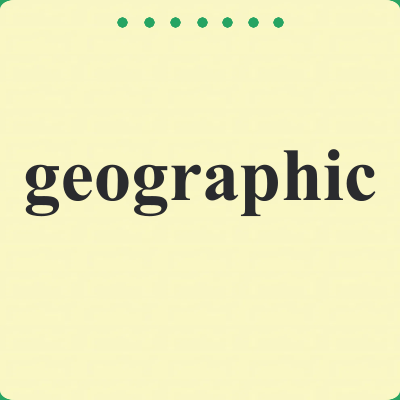 geographic
