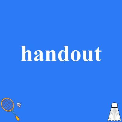 handout
