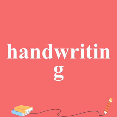 handwriting