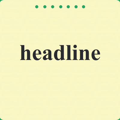 headline