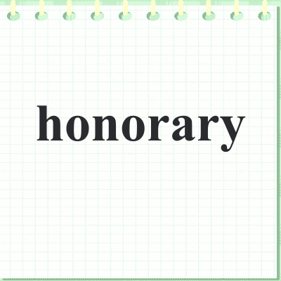 honorary
