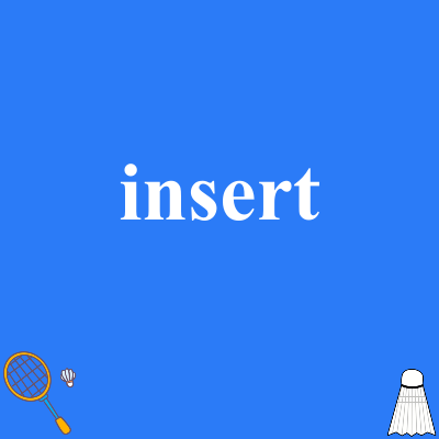 insert
