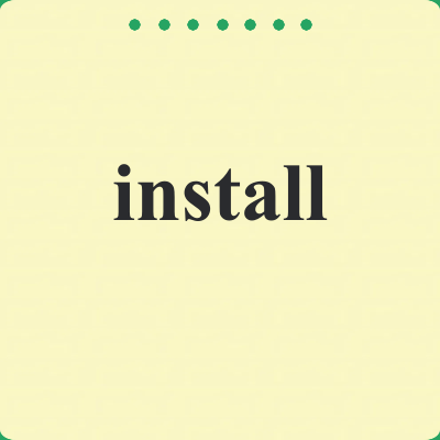 install