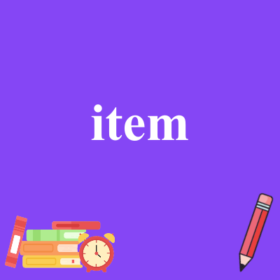 item