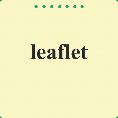 leaflet
