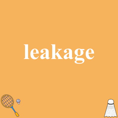 leakage