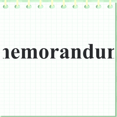 memorandum