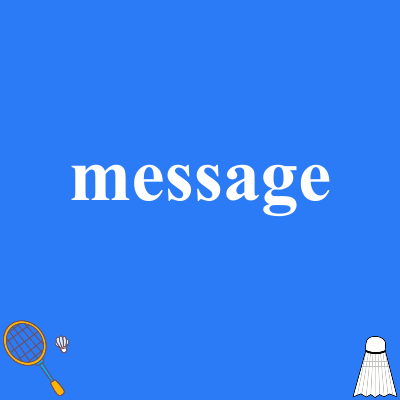 message