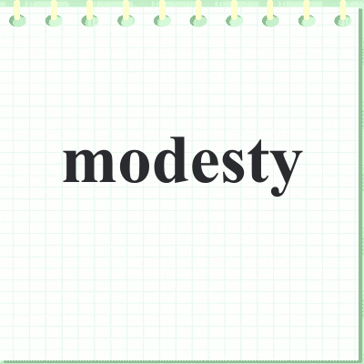 modesty