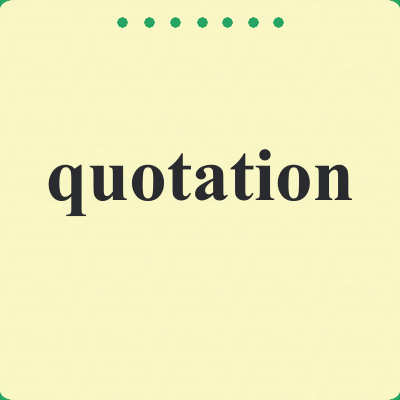 quotation