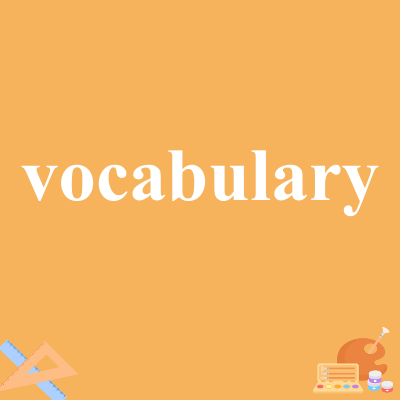 vocabulary