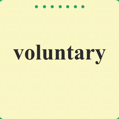 voluntary